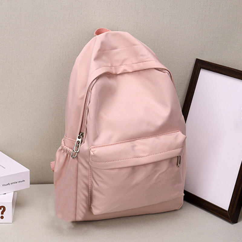 Mochila informal de color liso - Canvas Backpack Casual reseña y precio